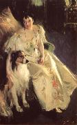 Anders Zorn Portrait of Mrs Bacon oil